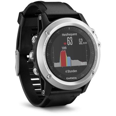 Neue Garmin fenix 3 HR GPS-Multisport-Smartwatch silber - Neu & OVP, UVP 499