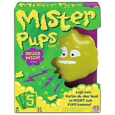 Mattel Mister Pups Spiel Familienspiel Gesellschaftsspiel Glück DPX25 NEU & OVP