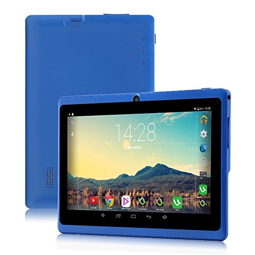 iRULU eXpro 3 Tablette (X3),Google Android 6.0,Quad Core,HD 1024x600,Dual Kamera Wi-Fi 8GB 3D Spiel unterstützt,7 Zoll Tablet mit GMS Certified (Blau 1GB/8GB)