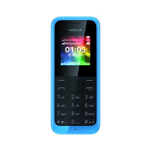 Nokia 105 Dual SIM, cyan