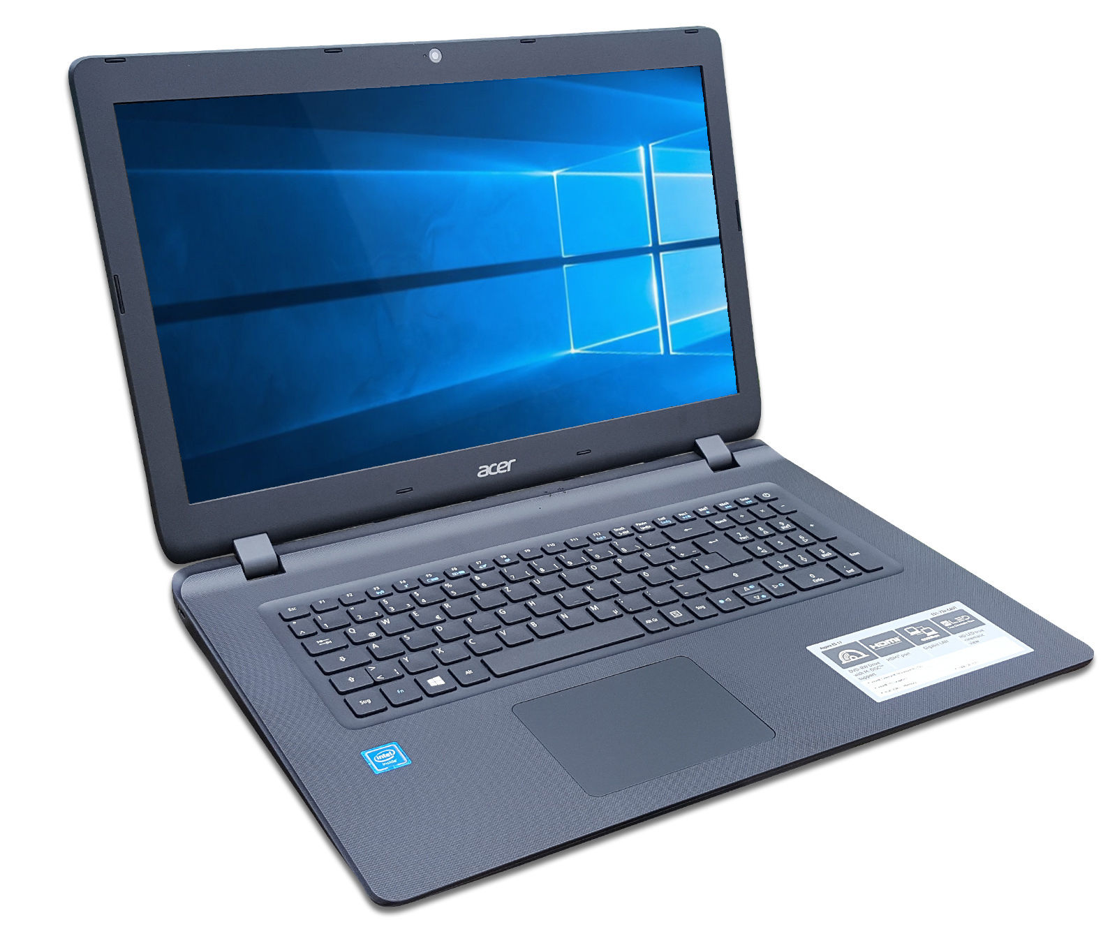 ACER Notebook 17 Zoll  / Intel Dual Core / 8GB / 1TB / WIN 10 Pro /