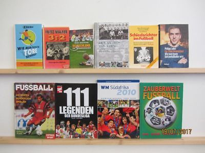 42 Bücher Fußball Fußballweltmeisterschaft Europameisterschaft Bundesliga