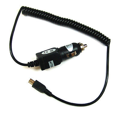 KFZ Auto Ladekabel Lader Micro USB für Handy Smartphone Navi Tablet Kamera black