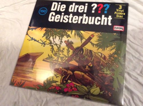 Die Drei Fragezeichen 3 LP's-Vinyl's.Folge 150 Geisterbucht. Picture Disc