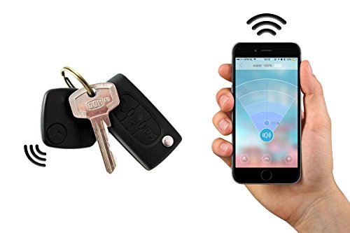 Safekeepers Schlüsselfinder Bluetooth - Key finder – Auto Schlüssel Tracker mit App für Handy - Iphone IOS und Android