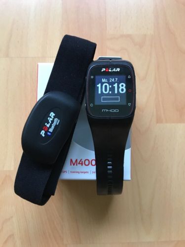 Polar M400 GPS Sportuhr mit Brustgurt Herzfrequenzsensor H7