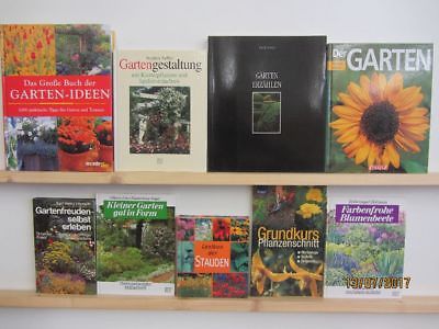 39 Bücher Garten gärtnern Gartengestaltung Gartenpflege Gartenkunst