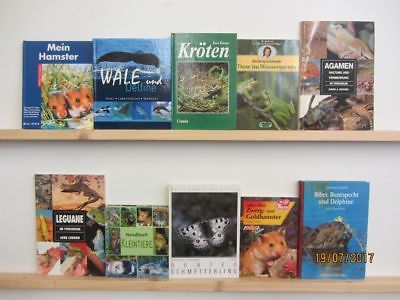57 Bücher Tiere Tierpflege Säugetiere Fische Insekten Reptilien