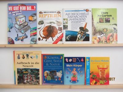 36 Bücher Kindersachbücher Jugendsachbücher Natur Technik Experimente Paket 1