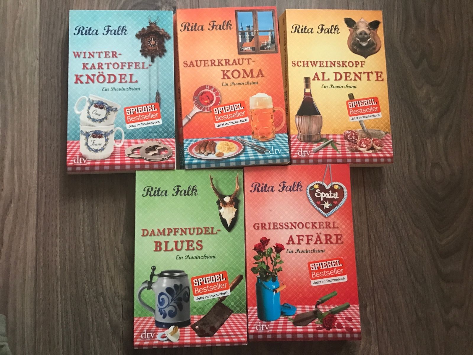Bücherpaket Bücher von Rita Falk - Grießnockerlaffäre, Dampfnudelblues etc.