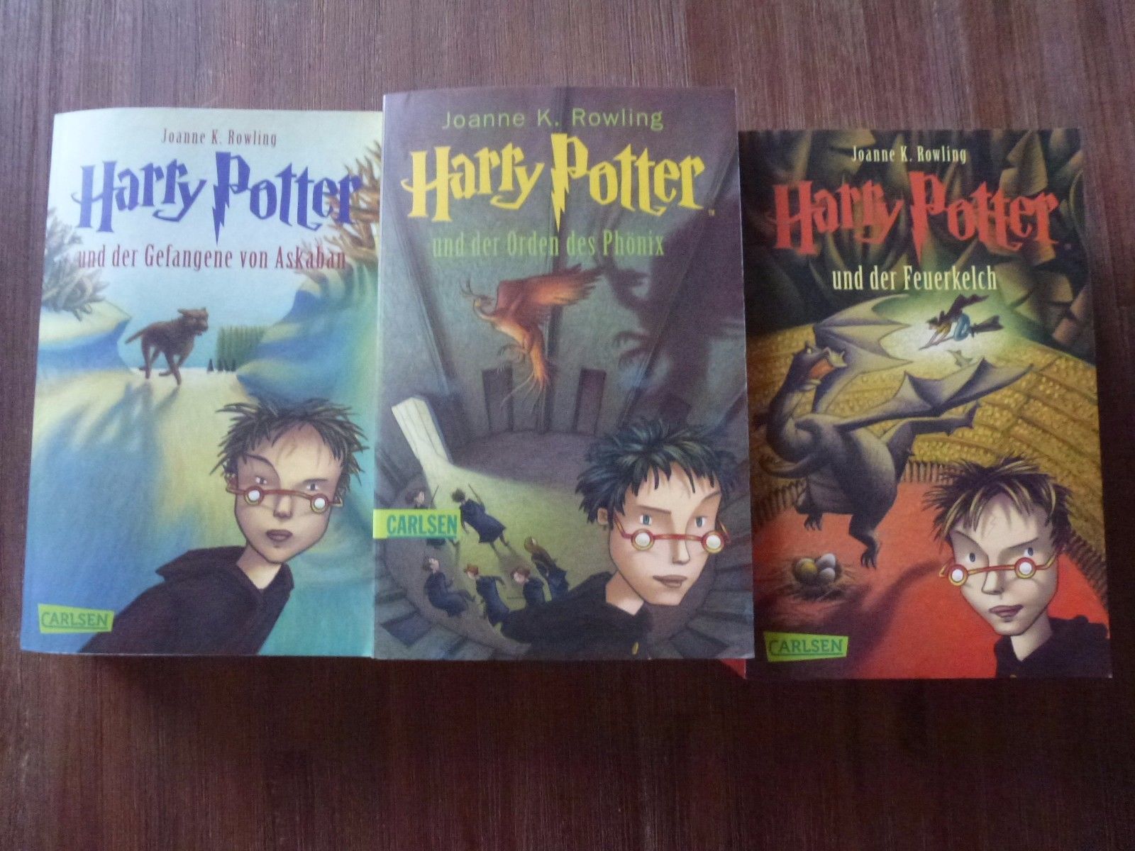 Harry Potter Buchpaket | Teil 3,4,5 | Bücher | Sehr guter Zustand