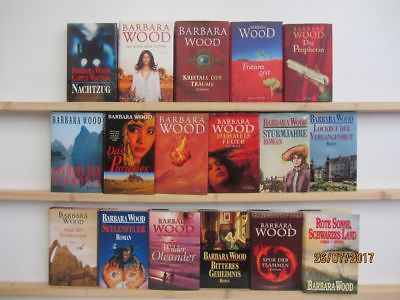 Barbara Wood 17 Bücher Romane historische Romane romantische Romane