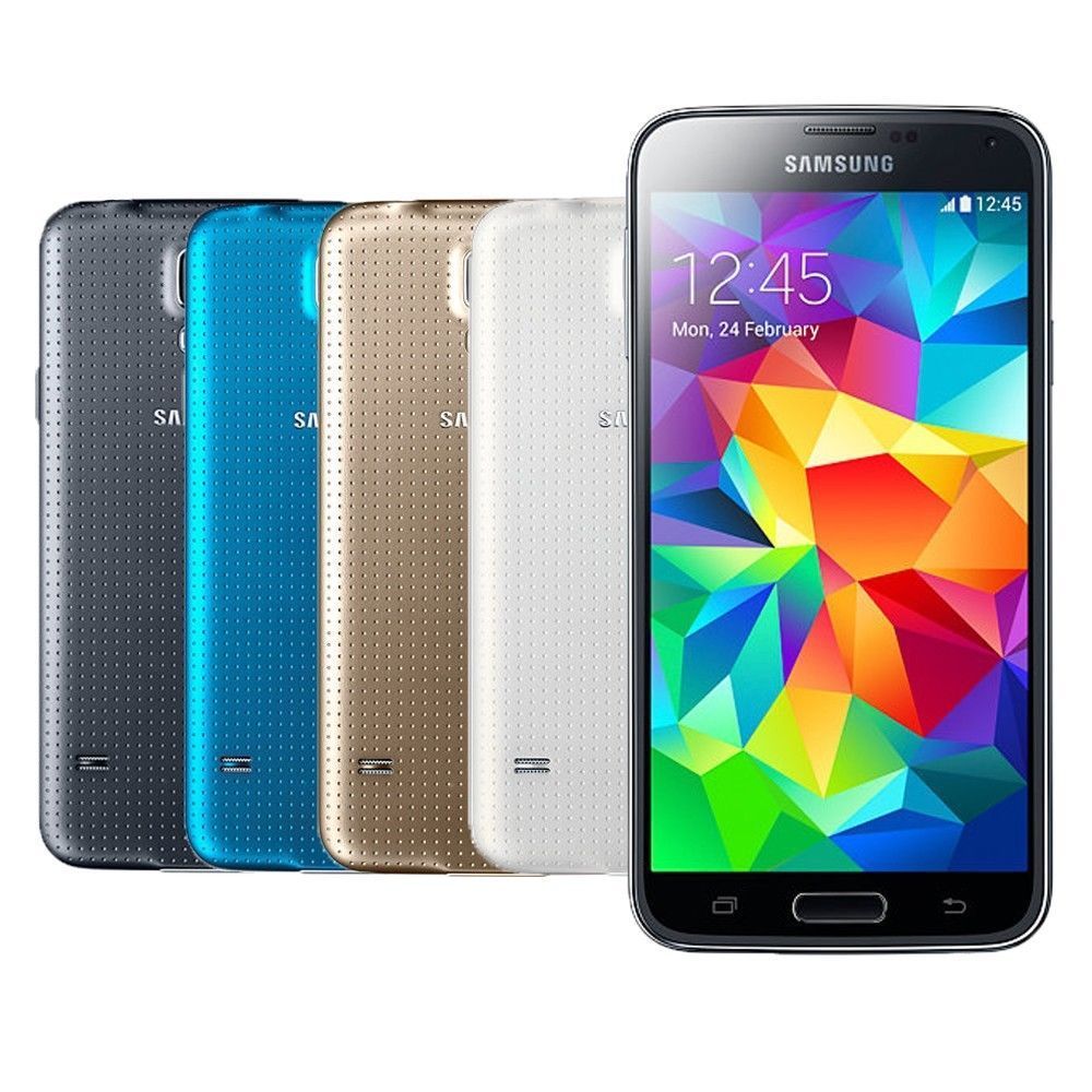 Samsung Galaxy S5 SM-G900F - 16GB - Weiß Schwarz Gold Blau - Android - NEU
