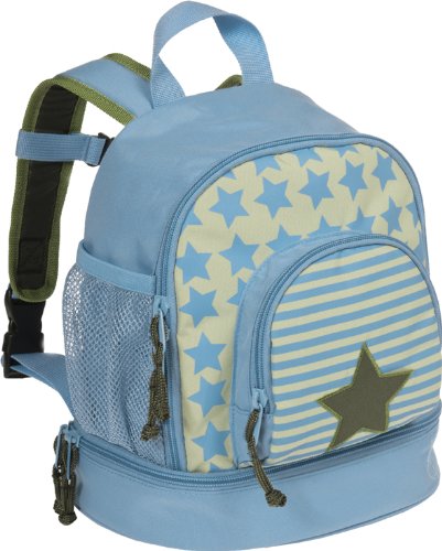 Lässig Mini Backpack Kinderrucksack Kindergartentasche, Brotdosenfach unten, Starlight Olive