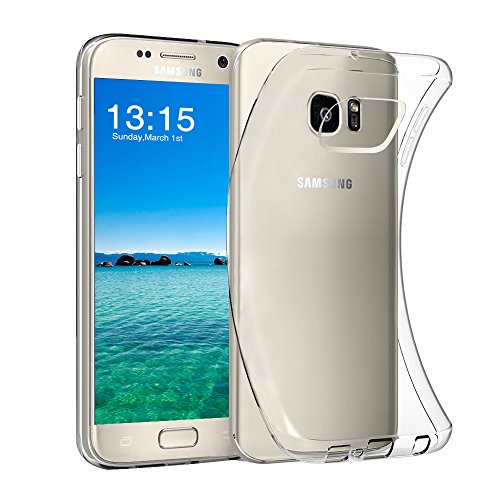 Samsung S7 Hülle, FayTun Galaxy S7 Schutzhülle Case Silikon- Crystal Clear Ultra Dünn Durchsichtige Backcover Handyhülle TPU Case für Samsung Galaxy S7 (Transparent)