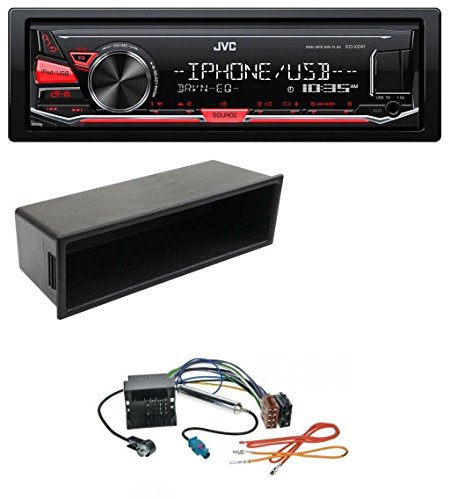 JVC KD-X241 MP3 AUX USB 1DIN Autoradio für VW Polo Lupo Fox Passat T5