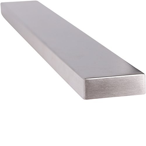 Chefarone Messerleiste - Magnetleiste für Messer - Extra starker Halt und einfache Montage - Messerhalter magnetisch - Edelstahl matt 40 cm inklusive Befestigungsmaterial