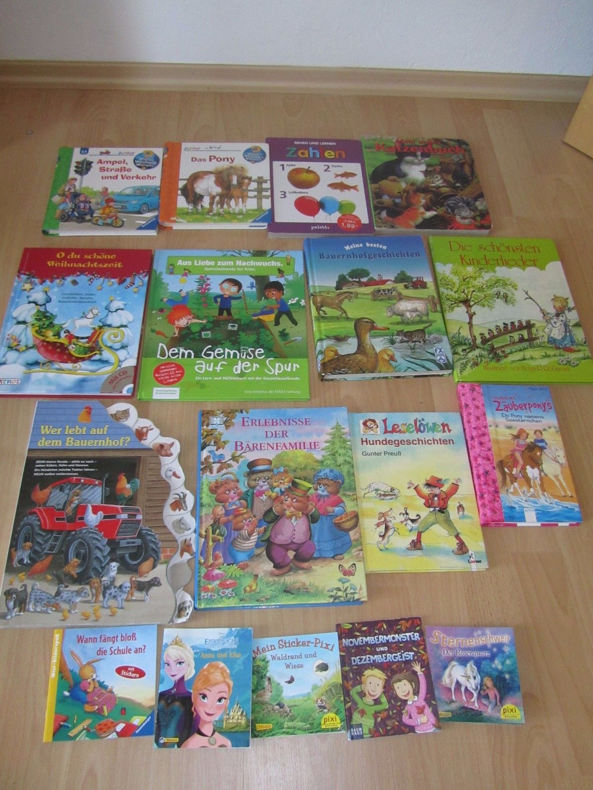 17 Stück Buchpaket Bücherpaket Bücher Kinder Kinderbücher Vorlesen 