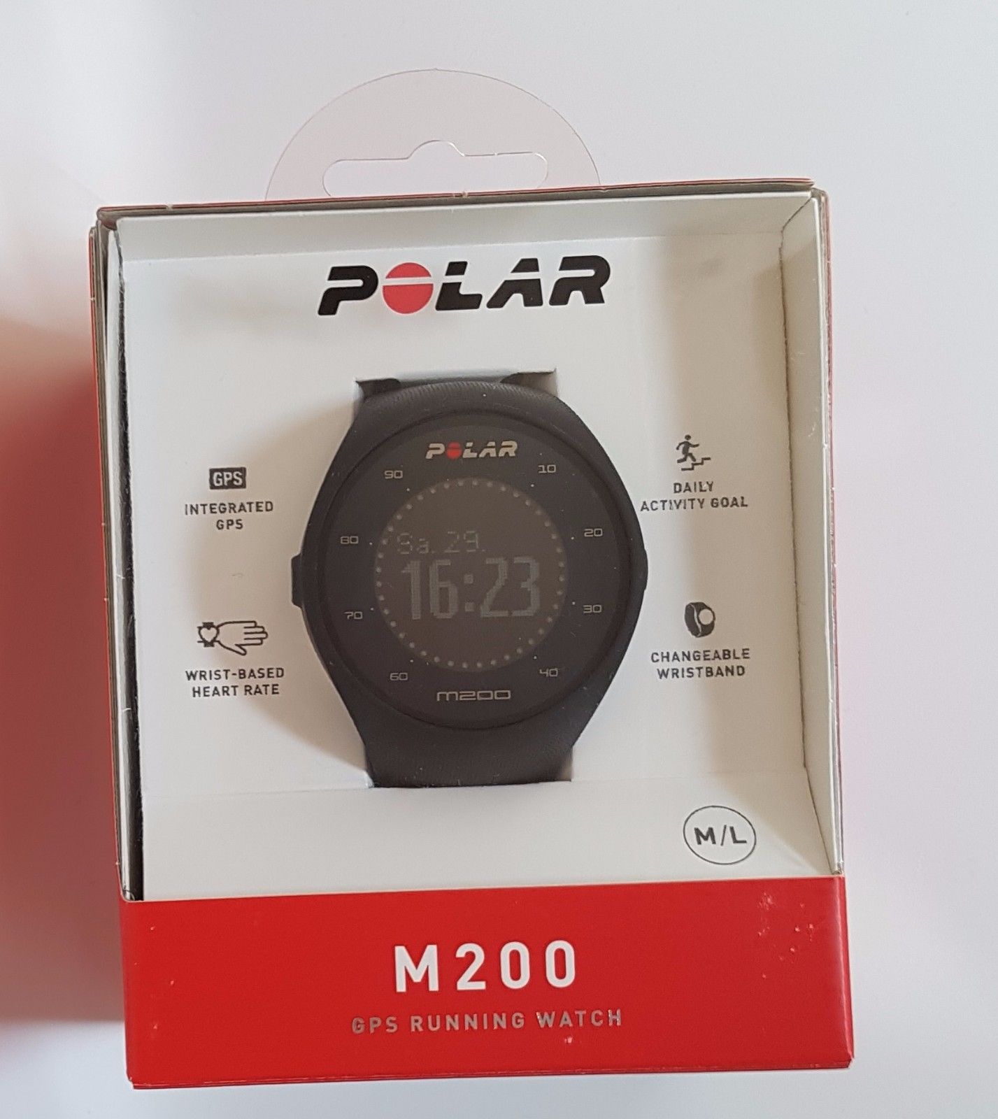 Polar M200 schwarz, M/L, Originalverpackung, neuwertig