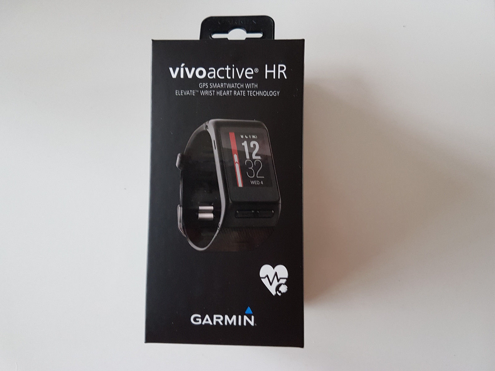 GARMIN vivoactive HR XL Sport GPS Laufuhr Smartwatch Herzfrequenzmessung Schwarz
