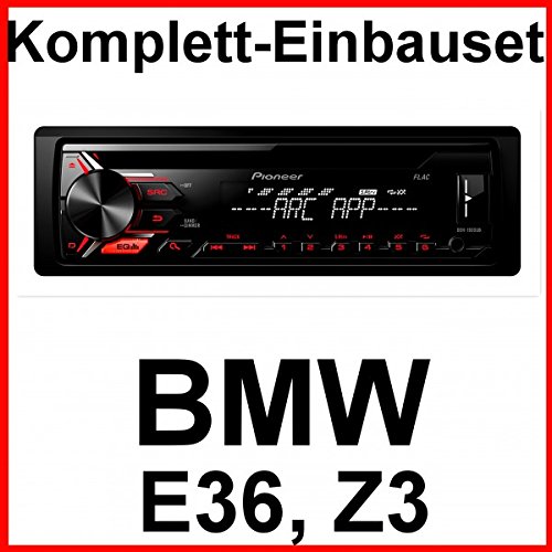 Komplett-Set BMW 3er E36 Z3 Pioneer DEH-1900UB USB CD FLAC Autoradio WMA MP3