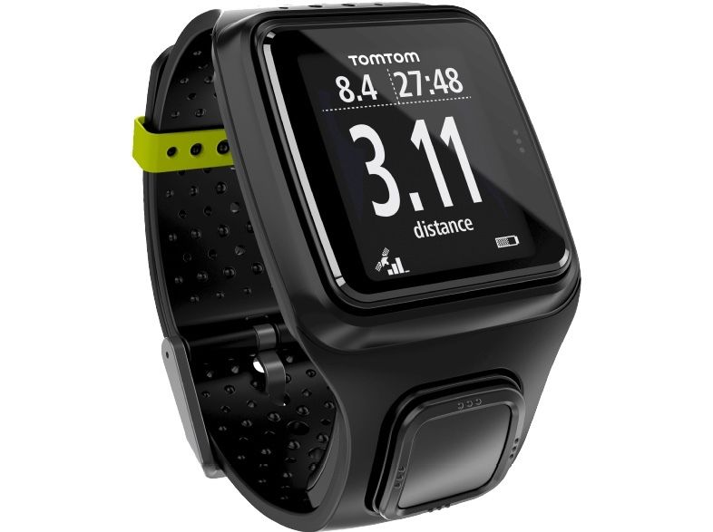 TomTom GPS Sportuhr Runner Tracker, Schwarz, GPS Uhr, Wasserdicht & NEU!