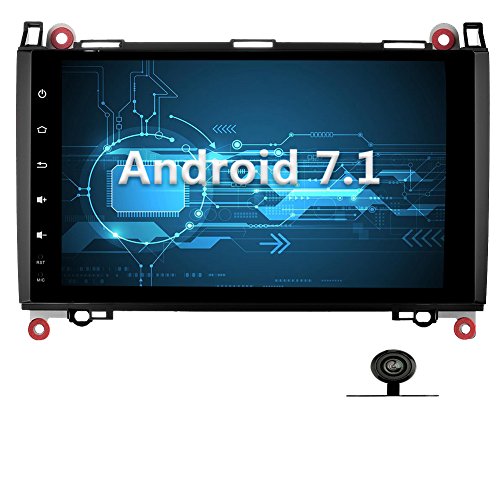 YINUO 9 Zoll 2 Din Android 7.1.1 Nougat 2GB RAM Quad Core Autoradio Moniceiver GPS Tablet-Bildschirm Navigation für Mercedes-Benz A-class W169 (2004-2012)/ Mercedes-Benz B-class W245 (2004-2012) / Mercedes-Benz Viano/Vito(W639) (2006-2014)/ Mercedes-Benz 