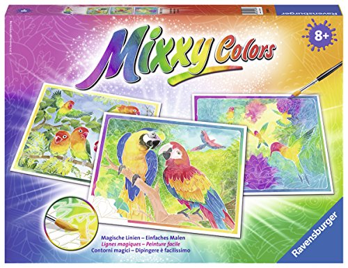 Ravensburger Mixxy Colors 29497 - Gefiederte Freunde, Malset