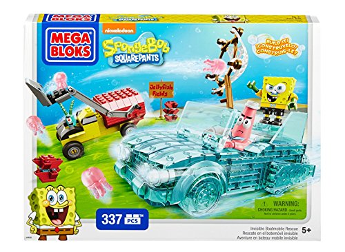 Mattel Mega Bloks CXM60 Spongebob Squarepants - Invisible Boatmobile Adventure