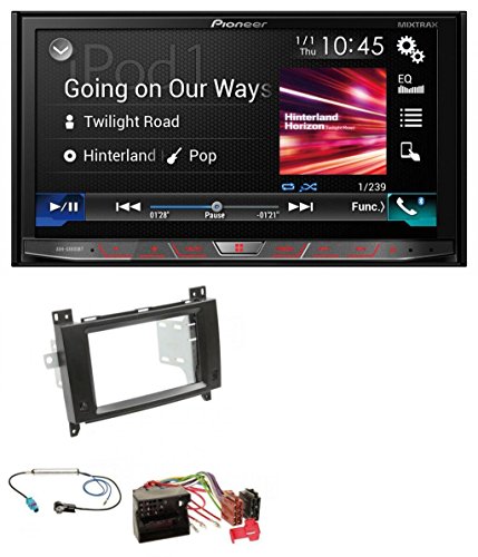 Pioneer AVH-X8800BT DVD MP3 CD USB Bluetooth 2DIN Autoradio für Mercedes Viano Vito 06-14 schwarz