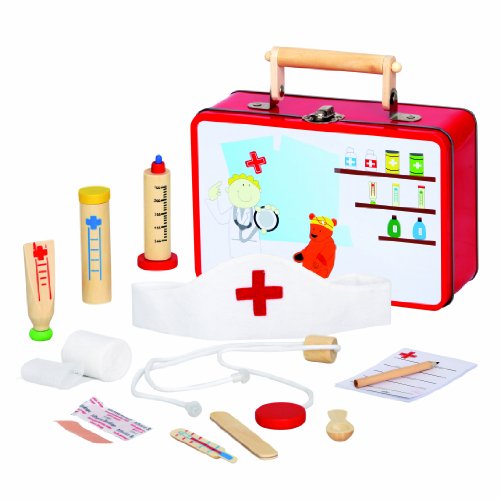 Medico - 83529 - Tierarztkoffer mit viel Inhalt Arztkoffer Kinderarztkoffer