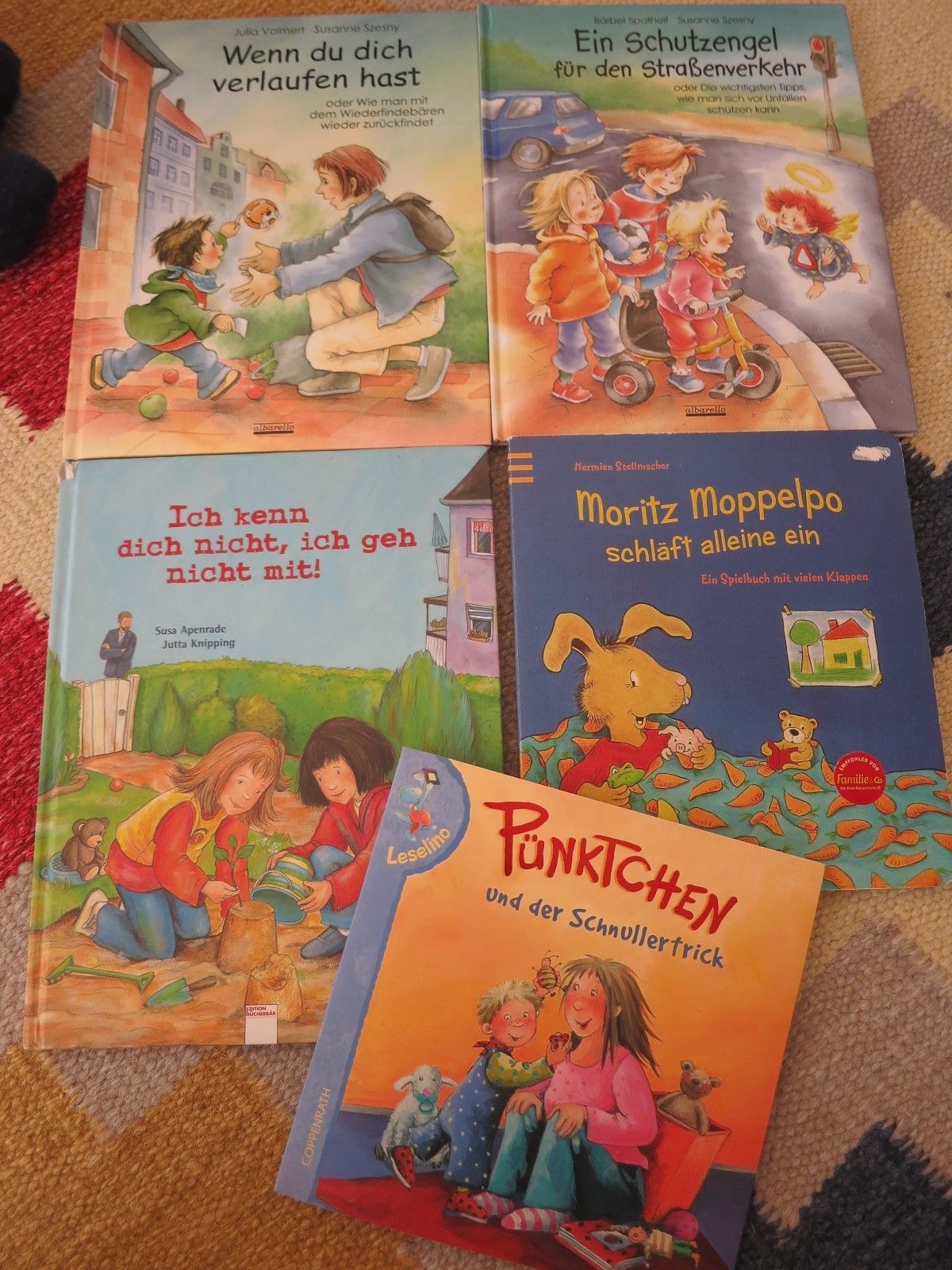 Kinder-Bücherpaket, Lernbücher, Einschlafen, Schutzengel, 5 Bücher