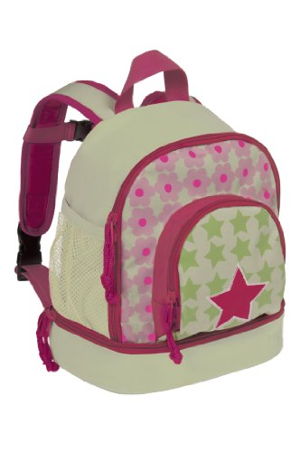 Lässig Mini Backpack Kinderrucksack Kindergartentasche, Brotdosenfach unten, Starlight magenta