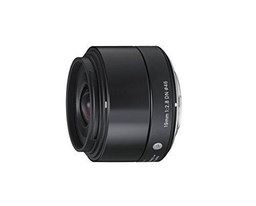Sigma 19mm f2,8 DN Objektiv (Filtergewinde 46mm) für Sony E-Mount Objektivbajonett schwarz