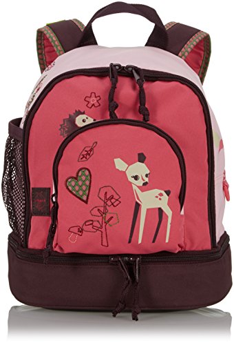 Lässig Mini Backpack Kinderrucksack Kindergartentasche, Brotdosenfach unten, Little Tree Fawn