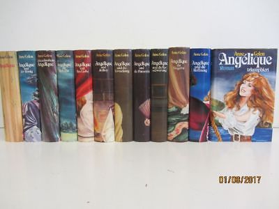 Anne Golon Angelique 12 Bücher historische Romane Angeliquesaga komplett