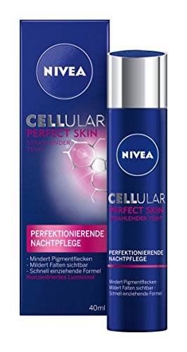 NIVEA Perfektionierende Nachtpflege, 40 ml Spender, CELLular Perfect Skin