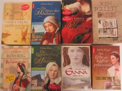 50 Bücher Romane historische Romane Top Titel Bestseller Paket 1