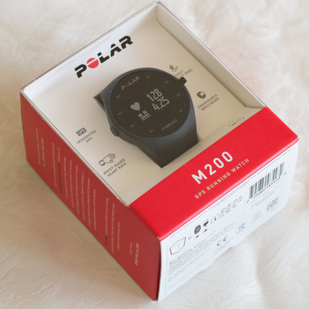 NEU! Polar M200 Größe: M/L - GPS Pulsuhr - Smartwatch Fitnesstracker Digitaluhr