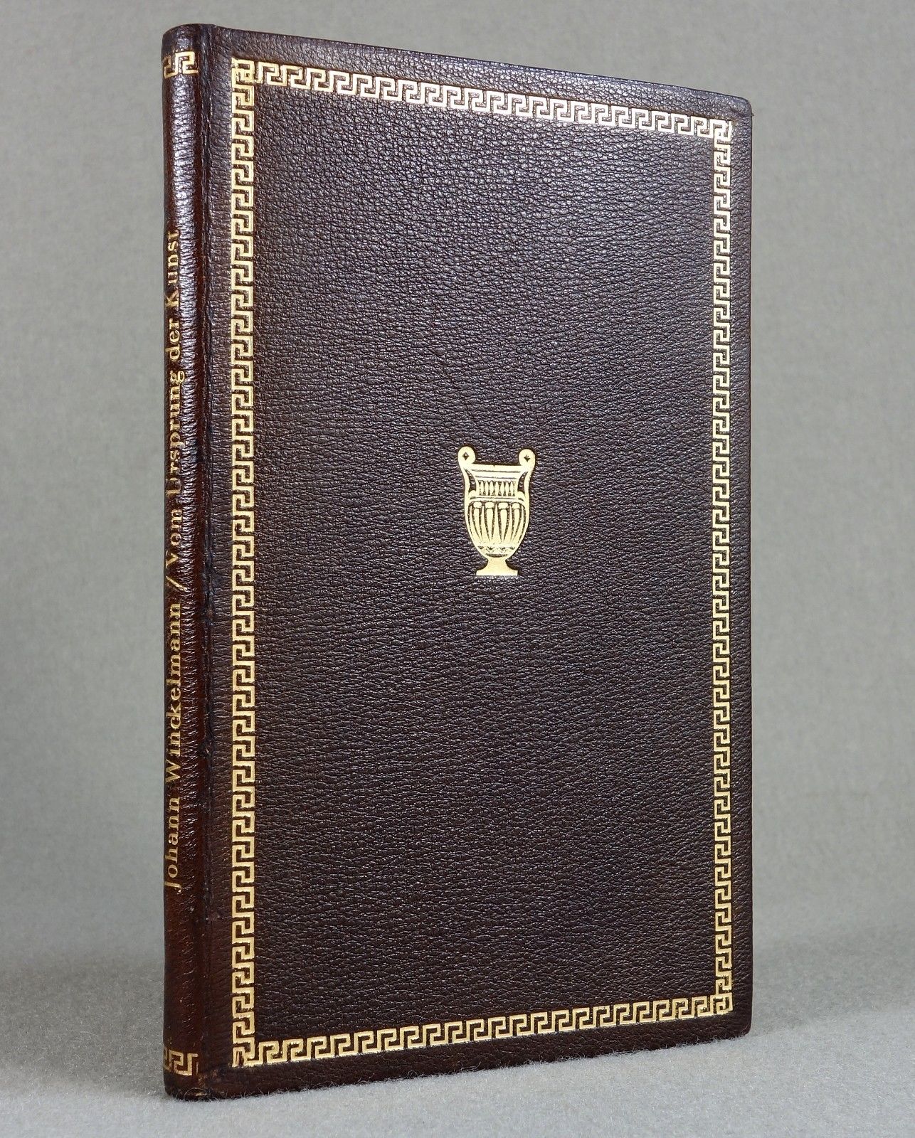 1924 - PRESSENDRUCK - Klassizismus - GANZLEDER Handeinband Leder Bibliophilie