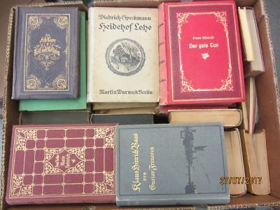 50  Bücher antiquarische Bücher