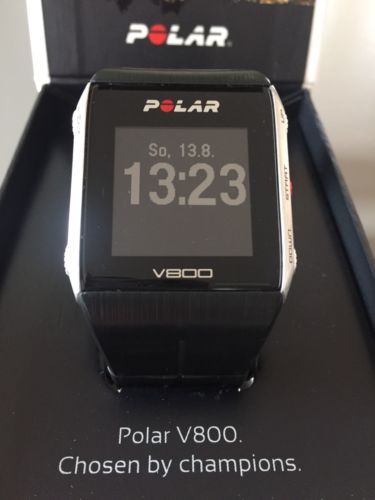 Polar V800 (schwarz) incl. Herzfrequenz-Brustgurt H7 und Radhalterung