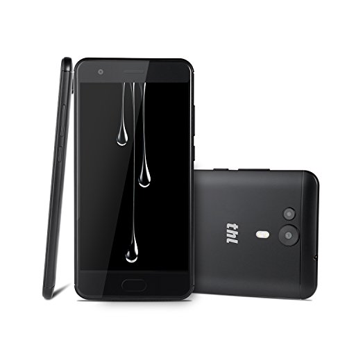 THL Knight 1 - 4G Smartphone 5,5 Zoll Touch-Display (3GB RAM+32GB ROM, Fingerabdrucksensor, Octa-Core, Android 7,0), schwarz