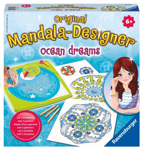 Ravensburger 29731 - Ocean Dreams 2 in 1 - Midi Mandala-Designer
