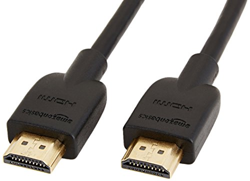 AmazonBasics Hochgeschwindigkeits-HDMI-Kabel 2.0, Ethernet, 3D, 4K-Videowiedergabe und ARC, 1,8 m, 3er-Pack
