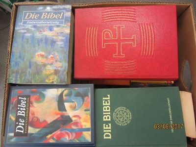 33 Bücher Bibel Gesangbücher Kinderbibeln teilweise antiquarisch Bibeln