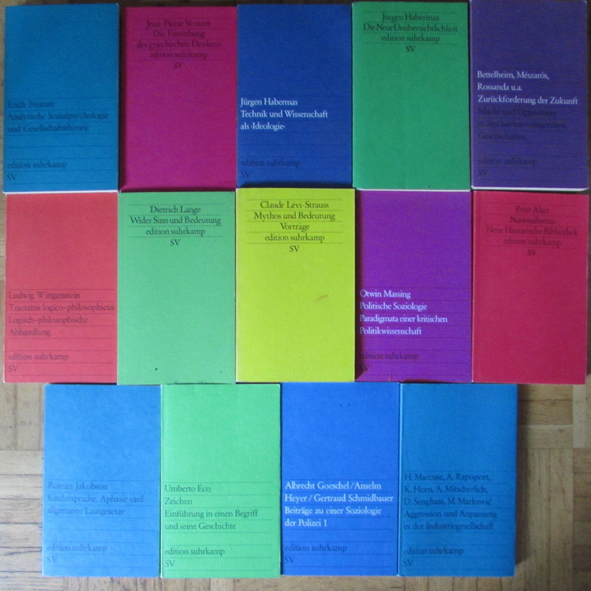 14 x edition Suhrkamp, Suhrkamp Taschenbücher!! SAMMLUNG, Konvolut 