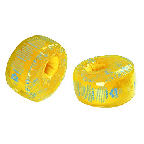 Arena Kinder Floating Schwimmflügel, Yellow/Martinica, One Size