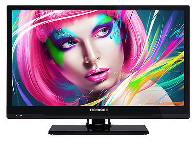 Techwood H20T11A 20 Zoll Fernseher 51cm HD TV DVB-C/-T2/-S2 HDMI USB CI+ schwarz