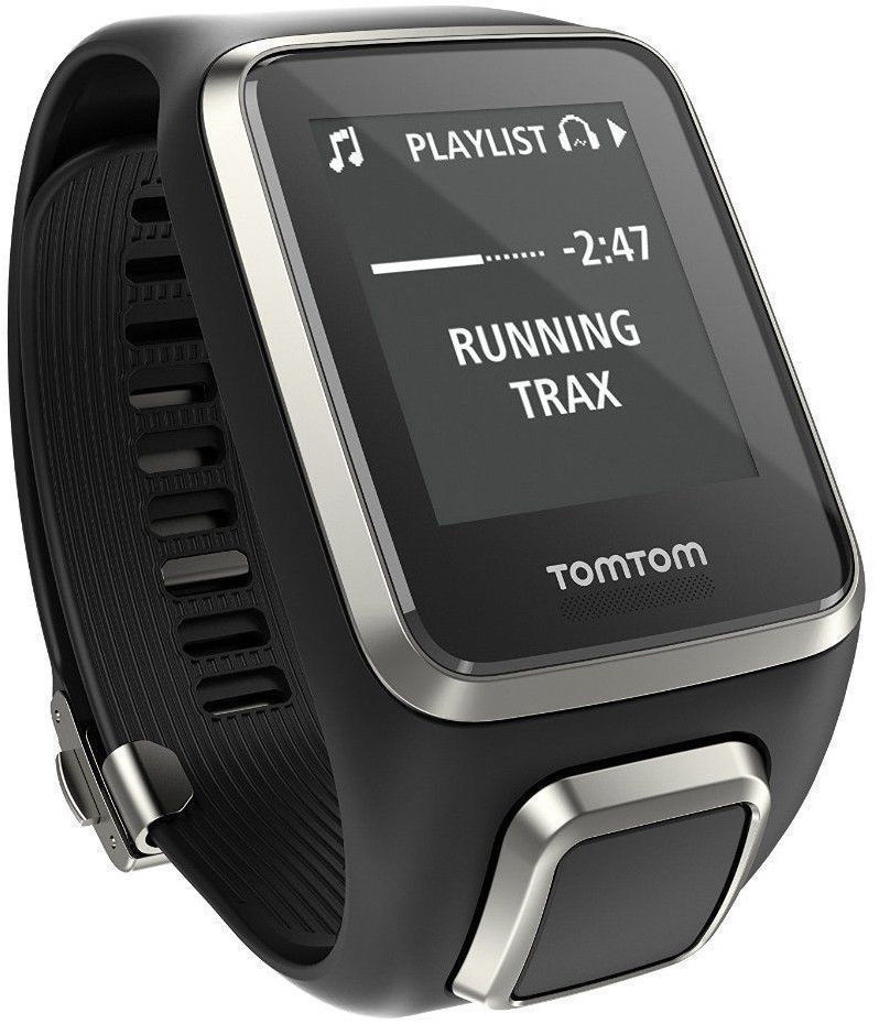 TomTom Spark Cardio + Music L GPS-Uhr Laufuhr  Schwarz Premium Edition NEU&OVP  